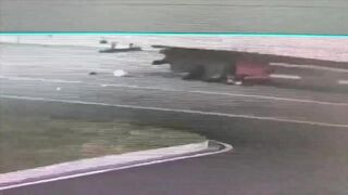Drunk Man Walking On The Road Gets Killed By Truck In China