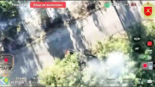 A CREW OF UKRAINIAN SOLDIERS BURNT ALIVE TO A CRISP