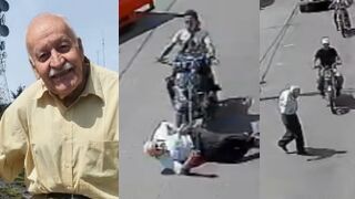 Old Man Hit By Motorcycle And Finished Off By Another Rider In Colombia
