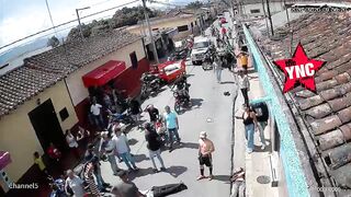 Old Man Hit By Motorcycle And Finished Off By Another Rider In Colombia