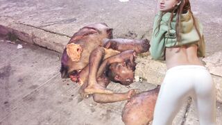 Macabre discovery on the street