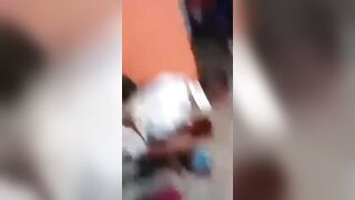 Bald Woman Gets Whipped For Cheating With Electric Cable