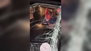 USA: Transgender Wearing Diapers Totals His Truck In Los Angeles