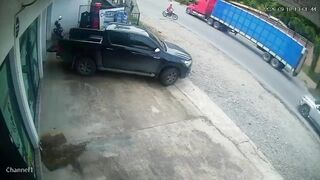 Helmetless Biker Seriously Injured In Head On Collision