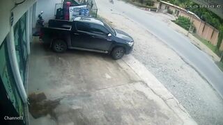 Helmetless Biker Seriously Injured In Head On Collision