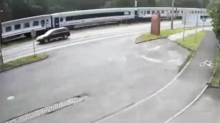Man Kneels Before The Moving Train , Dies In Poland