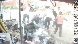 Man Gets Clubbed With Iron Roads And Sticks In Broad Daylight In India