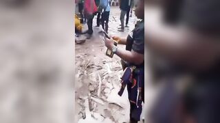 Idiot Opens Fire During Burial Ceremony And Kills One. Nigeria