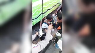 Moped Rider Gets Run Over, Killed By Dashcam Vehicle In Indoneisa