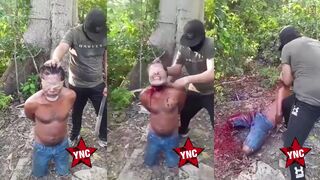 CLASSIC Cartel Cuts off Man's Head with a Machete