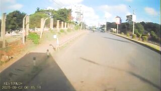 Helmet Saved His Ass