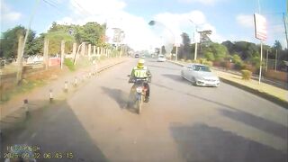 Helmet Saved His Ass
