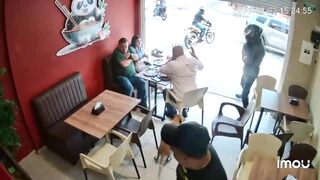 Robbery Of Restaurant Patrons Denied By Armed Man
