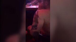 Classic:Female Bartender burns Guy during his birthday