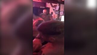 Classic:Female Bartender burns Guy during his birthday