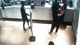 CLASSIC 2 Japanese Men Fighting To Death In McDonald's