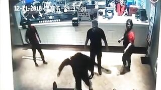 CLASSIC 2 Japanese Men Fighting To Death In McDonald's