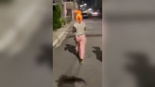 This girl is on fire