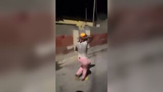 This girl is on fire