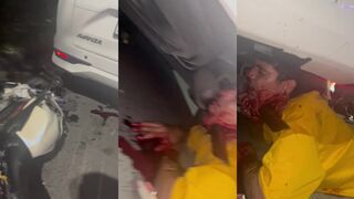 Man Suffer A Car Accident