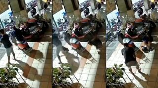 Two people shot point blank