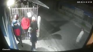 gang members shot and finished off by rivals while hanging around outside store.