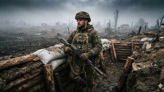 A  LONER IN THE MIDDLE OF NOWHERE IN UKRAINE
