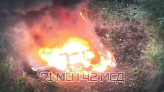 Drone kills his friends in car crash, now it's his turn.