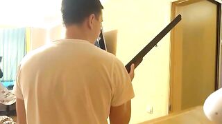 Man shot dead by Belarusian security forces.