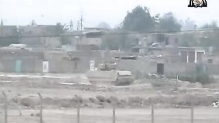 Kata'ib Hezbollah bombs an American Bradley with an IED in Fudhaliyah