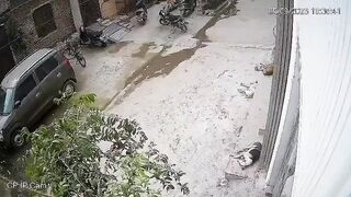 Man Jumps From The 4th Floor In India