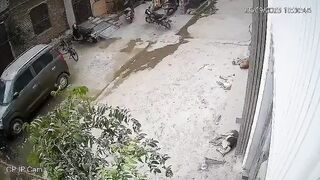 Man Jumps From The 4th Floor In India