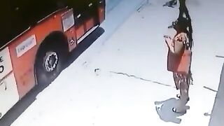 Classic: Old woman gets crushed by bus