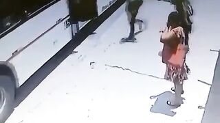 Classic: Old woman gets crushed by bus