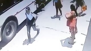 Classic: Old woman gets crushed by bus