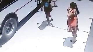Classic: Old woman gets crushed by bus