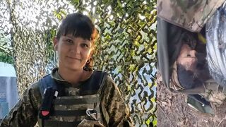Eliminated female AFU soldier