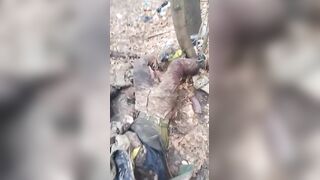 Eliminated female AFU soldier