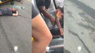 Hitman blow his victim heads off