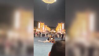 Female Performer Falls From Height During 'Chang'e Flying To The Moon' Show