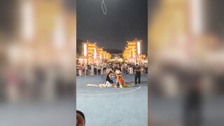 Female Performer Falls From Height During 'Chang'e Flying To The Moon' Show