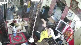 Priest Assaulted And Beaten Inside Temple Over Loud Noise In India