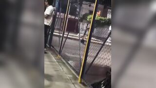 Homeless Man Crawling On The Road Gets Killed By  In Front Of Bystanders