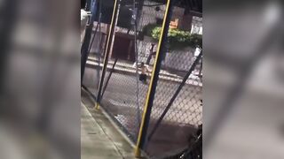 Homeless Man Crawling On The Road Gets Killed By  In Front Of Bystanders