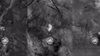 Night bombing of Russians. Compilation.