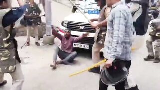 Muslim Man Accused Of Thefts Beaten With Sticks By Police In India