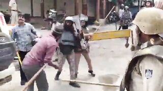 Muslim Man Accused Of Thefts Beaten With Sticks By Police In India