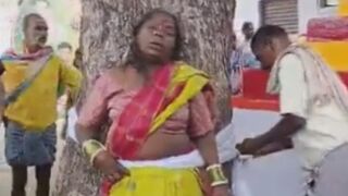 A Woman Tied to a Tree & Assaulted Over Suspected Black Magic