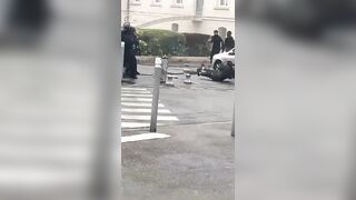 Police Shoot Protester In The Face With Grenade Laucher At Close Range In France