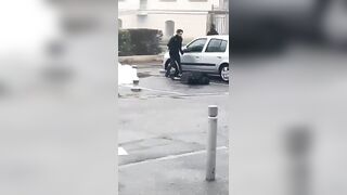 Police Shoot Protester In The Face With Grenade Laucher At Close Range In France